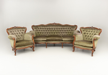 Старинный комплект мягкой мебели код. RM59059