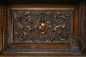 Антикварный ореховый буфет с плотной резьбой в мифологической тематике, декорированный резными барельефами код. BE107581 фото 5
