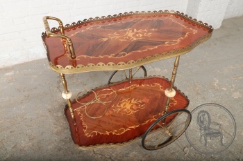 Старинный сервировочный столик с интарсиями код. BE4097089