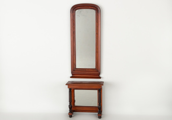 Старинный консольный столик с зеркалом код. RM64721