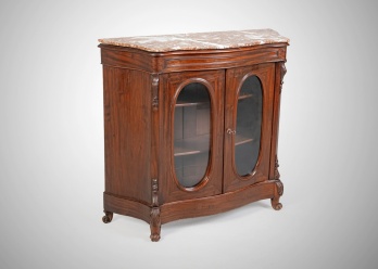 Антикварный комод с овальными стеклами код. RM4166078