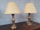 Старинные настольные лампы (пара) на резных деревянных опорах код. BE3259295 фото 3