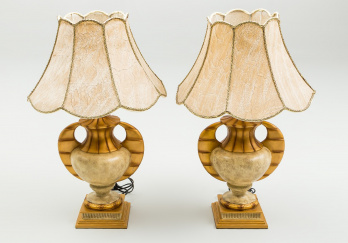 Старинные настольные лампы (2 шт.) код. RM14797