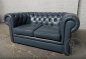 Старинный кожаный диван в стиле Честерфилд код. BE107134 фото 5