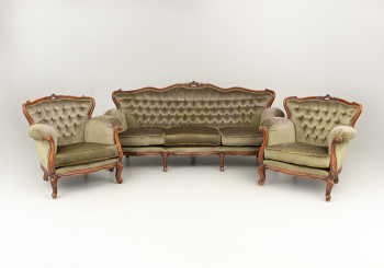 Старинный комплект мягкой мебели код. RM59059