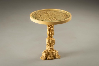 Старинный столик из полистоуна в ориентальном стиле код. RM4101520