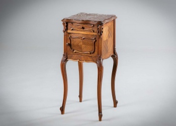 Антикварный комод из красного дерева с мраморной поверхностью код.&nbsp;RM4165463