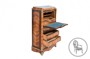 картинка Антикварный комод-бюро салоне старинных вещей "Шебби" являющийся официальным дистрибьютором в России и Беларуси