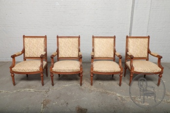Антикварные ореховые кресла (4 шт.) код. BE4097541