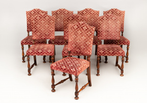 картинка Антикварный набор стульев (8 шт.) салоне старинных вещей "Шебби" являющийся официальным дистрибьютором в России и Беларуси