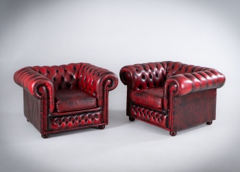 таринные кожаные кресла (2 шт.) в стиле Честер код.&nbsp;RM4165350