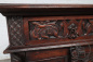 Антикварный комод с резьбой в виде мужских и женских лиц код. BE39012 фото 4