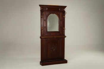 Старинная вешалка из красного дерева код. RM4101657