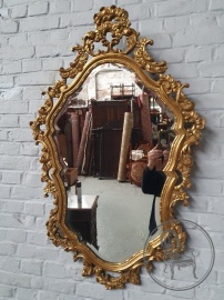 Старинное зеркало в резной ажурной раме код. BE4109121