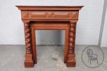 Антикварный портал для камина с витыми колоннами код. BE4105089