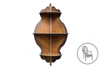 Антикварная угловая полка код. VS4041