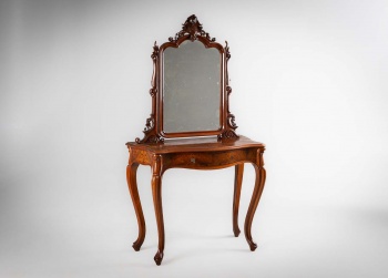 Антикварный косметический столик из ореха в стиле Людовика XVV код.&nbsp;RM4165496