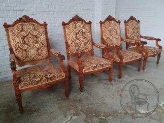 Антикварный набор кресел в стиле Людовика XV код. BE4097213