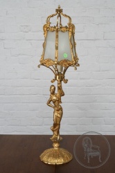 Старинная бронзовая лампа код. BE4097556