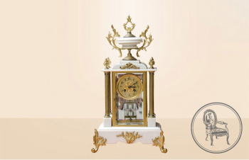 Антикварные каминные часы код. VS1154