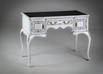 Старинный письменный стол с кожаным верхом код. RM4150607