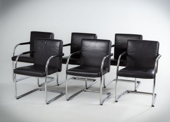 Старинные кресла (6 шт.) итальянского дизайнера мебели Антонио Читтерио код. RM4164424