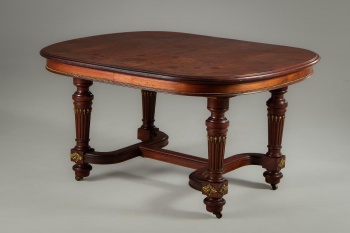 Антикварный стол из красного дерева с бронзовыми элементами код. RM4106422