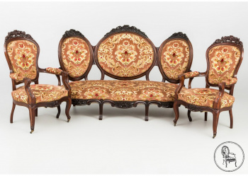 Антикварный комплект для гостиной код. RM4858