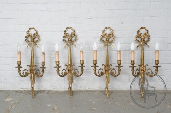 Набор старинных бронзовых бра код. BE4131574