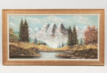 Старинный горный пейзаж код.&nbsp;RM4164811