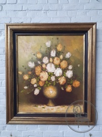 Винтажная картина "Натюрморт с розами" код. BE4117354