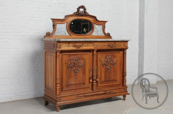 Антикварный комод с зеркалом код. BE5782