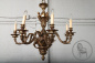 Антикварная бронзовая люстра с мифологическими фигурами код. BE107077 фото 10