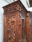 Антикварная витрина с ажурной узорчатой резьбой код. BE4097751 фото 3