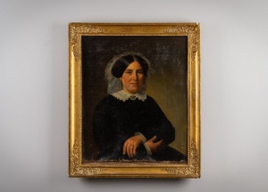 картинка Антикварная картина, женский портрет салоне старинных вещей "Шебби" являющийся официальным дистрибьютором в России и Беларуси