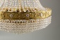 Старинная люстра из латуни и многоярусным каскадом из хрустальных подвесок код. RM4109773 фото 1