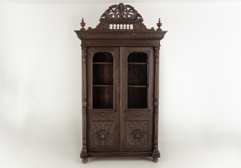 Антикварный книжный шкаф код. RM60635