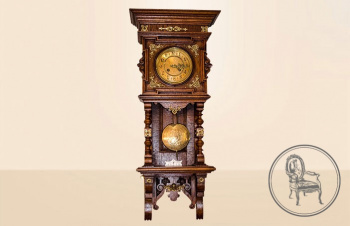 Антикварные настенные часы код. VS1120