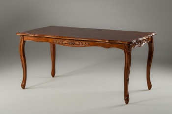 Старинный столик из красного дерева с растительной резьбой код. RM4111014