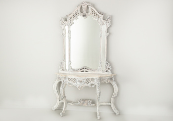 Старинный консольный столик с зеркалом код. RM66198
