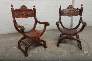 картинка Антикварные кресла (2 шт.) салоне старинных вещей "Шебби" являющийся официальным дистрибьютором в России и Беларуси