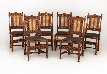 Старинный набор стульев (6 шт.) код. RM58510