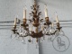 Старинная бронзовая люстра с подвесками и двумя бра код. BE4124383 фото 12