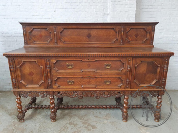 Антикварный комод в Якобинском стиле с ножками в виде витых колонн код. BE3259433