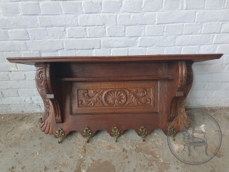 Антикварная резная настенная вешалка код. BE4097687