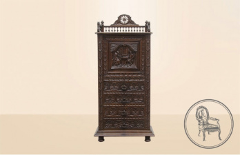 Антикварный секретер код. VS1047