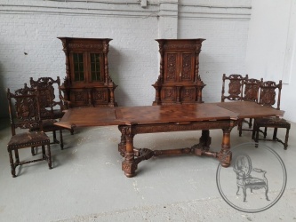 Антикварный комплект для столовой с двумя буфетами код. BE4139041