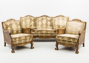 картинка Старинный комплект для гостиной (3 шт.) салоне старинных вещей "Шебби" являющийся официальным дистрибьютором в России и Беларуси