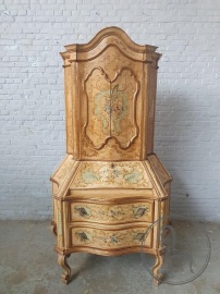 Старинный итальянский секретер с росписью код. BE4165199