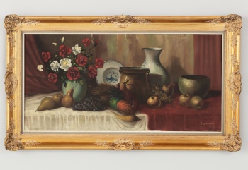 Старинный натюрморт с цветами код.&nbsp;RM4164871